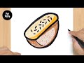 #406 How to Draw a Pukis Cake (Indonesian Traditional Food) - Easy Drawing Tutorial