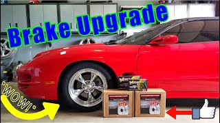 WS6 Trans Am gets new brakes and WOW!!