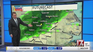 Paul Heggen's Monday afternoon and evening weather forecast