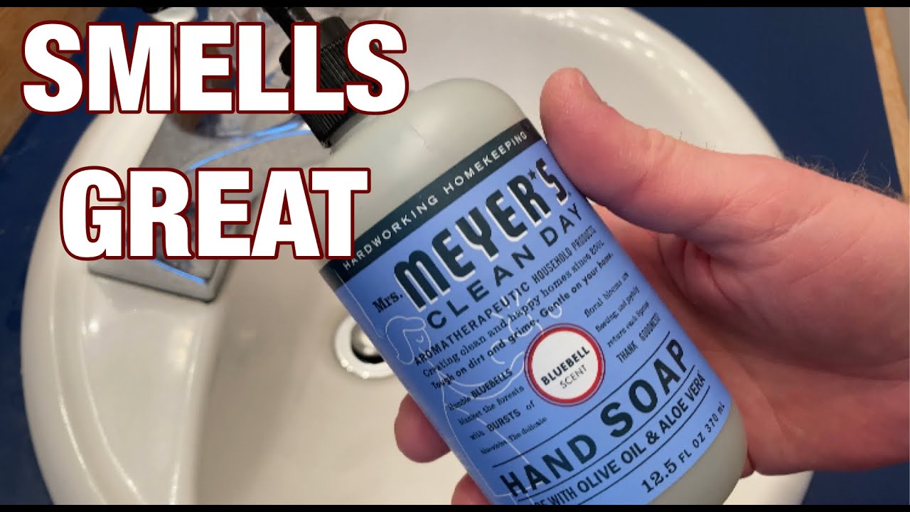 Mrs. Meyer's Hand Soap Bluebell YouTube