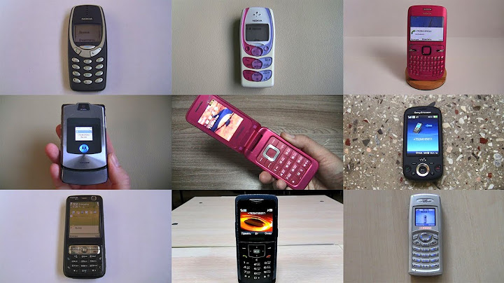 All my old button phones incoming calls