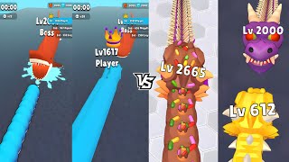 Snake Rush: Clash Battle 3D 🐍 VS Shark Clash 🦈 | Epic Arena Gaming Fight! screenshot 5