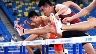Full Match：田径男子110米跨栏决赛 | Men's 110m Hurdles Final | 2021 Chinese National Games全运会 |男子110mハードルファイナル