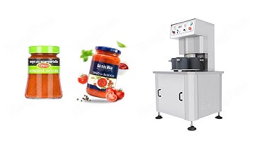 Semi automatic Twist off Lug Lid Vacuum  4 Heads Capping Machine