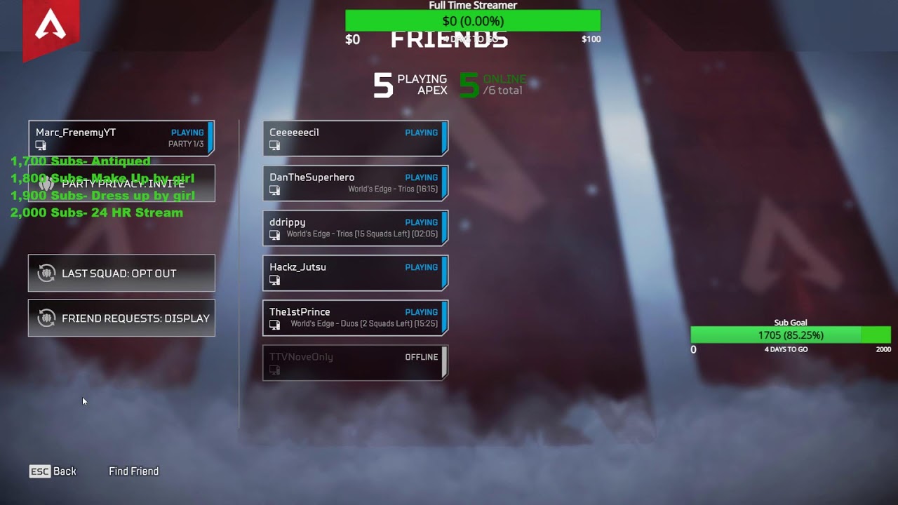 Apex Legends Live/Aggro Ranked!!//Controller on PC!!