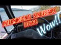 Internacional single axel with Dt466 !!!(low miles diesel  got it !!!