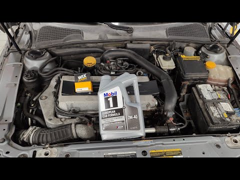 2007 Saab 9-5 Aero 2.3T Engine Oil Change and Filter Replacement.