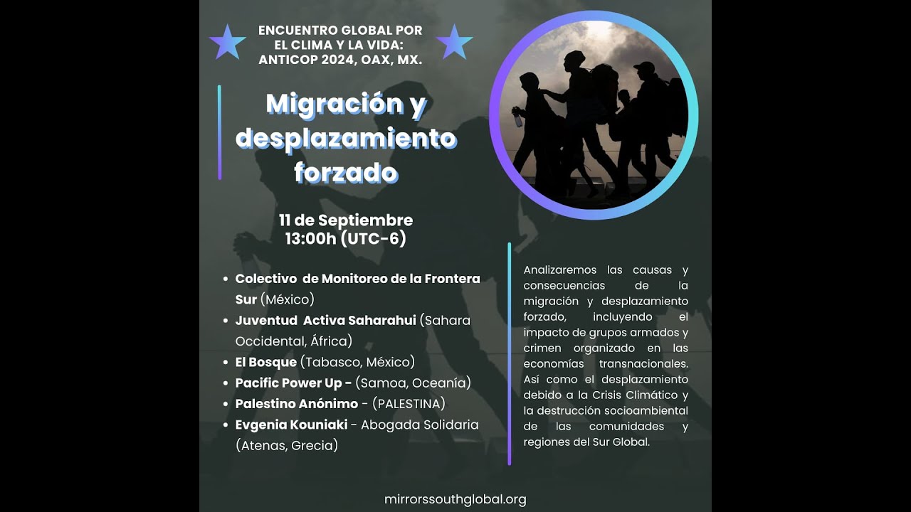 3er Foro Virtual rumbo al ANTICOP 2024, con el tema: “Migración y ...