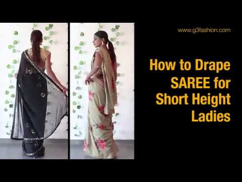 Here Are Some Of The Hacks For Petite Girls To Look Taller In Sarees