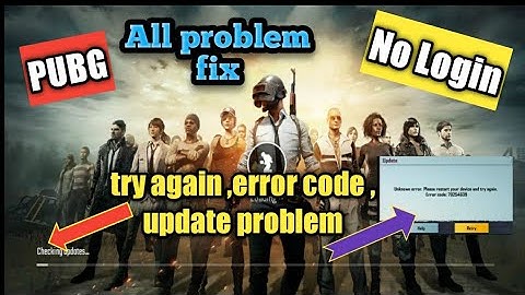 😰PubG Mobile Not Working After Checking Update Issue Solved, loading problem Solve🔴2021