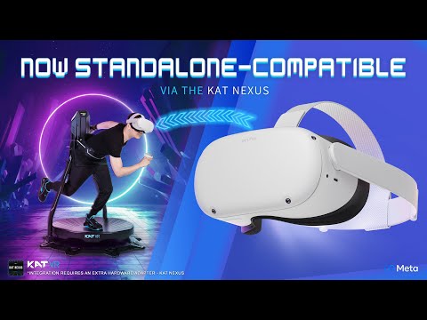 FIRST Meta Quest VR Treadmill - KAT Walk C 2 on KAT NEXUS (NO PC)!