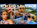 KOH TAO &amp; BANGKOK VLOG THAILAND (island tour, koh tao nightlife, songkran &amp; travelling fail)