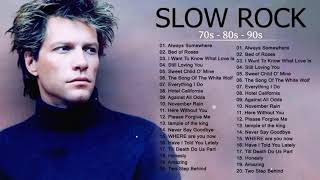 Scorpions, Bon Jovi, Aerosmith, U2, Ledzeppelin Greatest Hits Slow Rock Ballads 70s, 80s, 90s