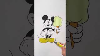 Mickey Mouse coloring page#disney#coloring#toddlers