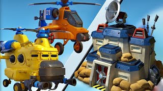 Новое видео! Новый обзор на игру Boom Beach! Техника : тяжелый вертолет