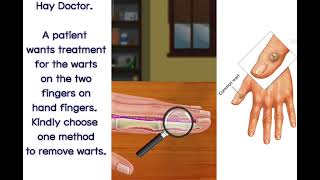 a wants for the warts on the two fingers on hand fingers. Kindly choose one method to remove warts screenshot 5