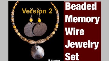 DIY Memory Wire Necklace #diy #jewelry #memorywire