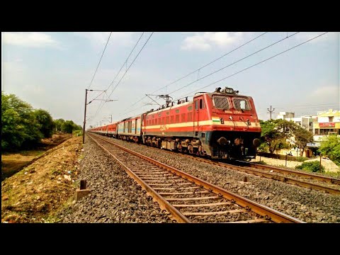 First on YouTube !! Maiden LHB Run of 22827 Puri-Surat Express | BRC WAP4E in Lead | IndianRailways