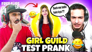 Chota Aawara Guild Test Prank On Angry Youtuber 😡 Funniest Prank || Free Fire