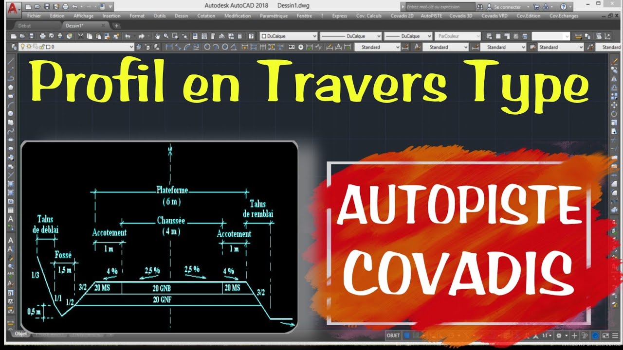 10 Conception un Profil en Travers Type sur le logiciel AUTOPISTE V16