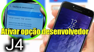 See how to activate the developer option for the Samsung J4 J400 phone. screenshot 4