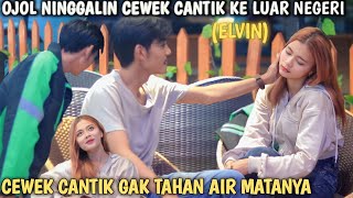 PRANK OJOL NINGGALIN CEWEKNYA KE LUAR NEGERI!! ELVIN AUTO NANGIS🥲