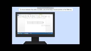 Class 6 - Ch 3 – Advanced Features of Microsoft Word 2013 - Inserting Tables