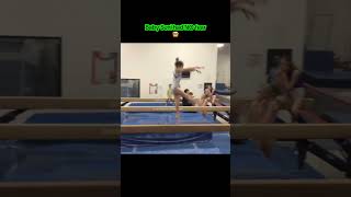 Baby Suni Lee had absolutely NO FEAR on beam 🤯 (🎥: @sunisalee/IG)