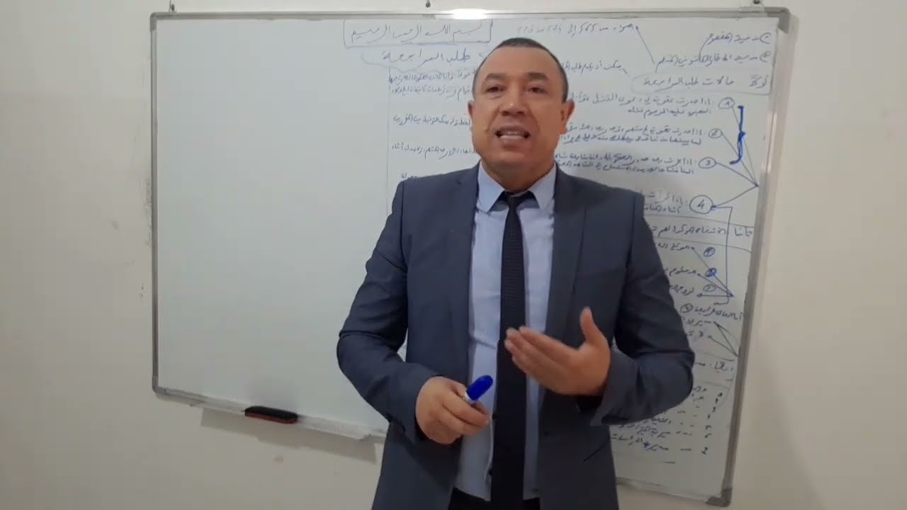 محاضرات في قانون المسطرة الجنائية.  حصة اليوم : طلب المراجعة.