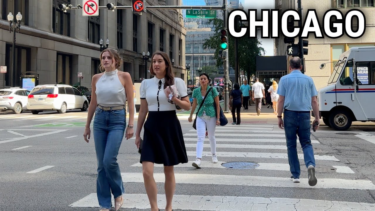 🇺🇸 Chicago Walk 😎 Downtown Last Days Of Summer Walking Tour On Tuesday | September 16, 2025 | 4K