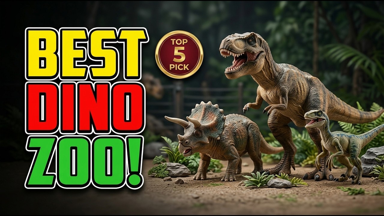 TOP 5 Best Dinosaur Zoo Toys 2026 | Dinosaur Fun Awaits - YouTube