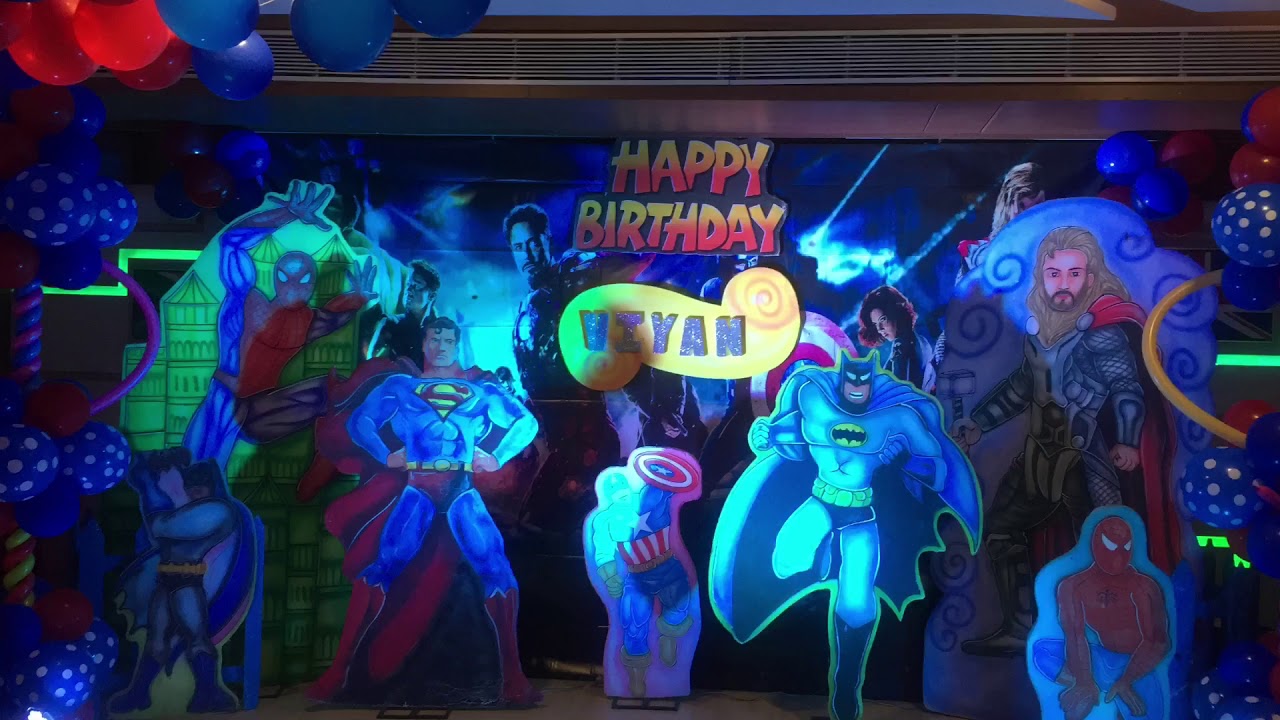 5/12/2018-Avengers theme birthday party