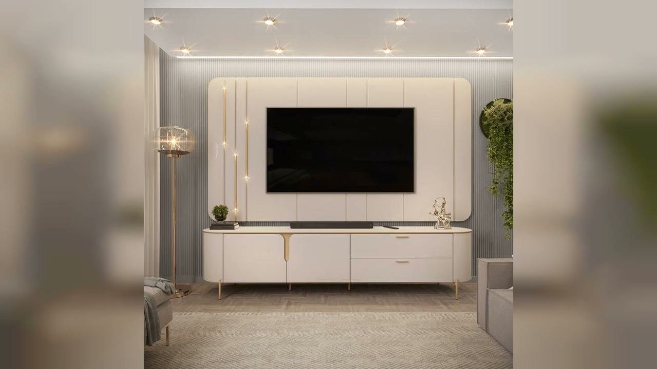 Review: Bancada e Painel para Tv 75" Celine Off White Dj Móveis Off White