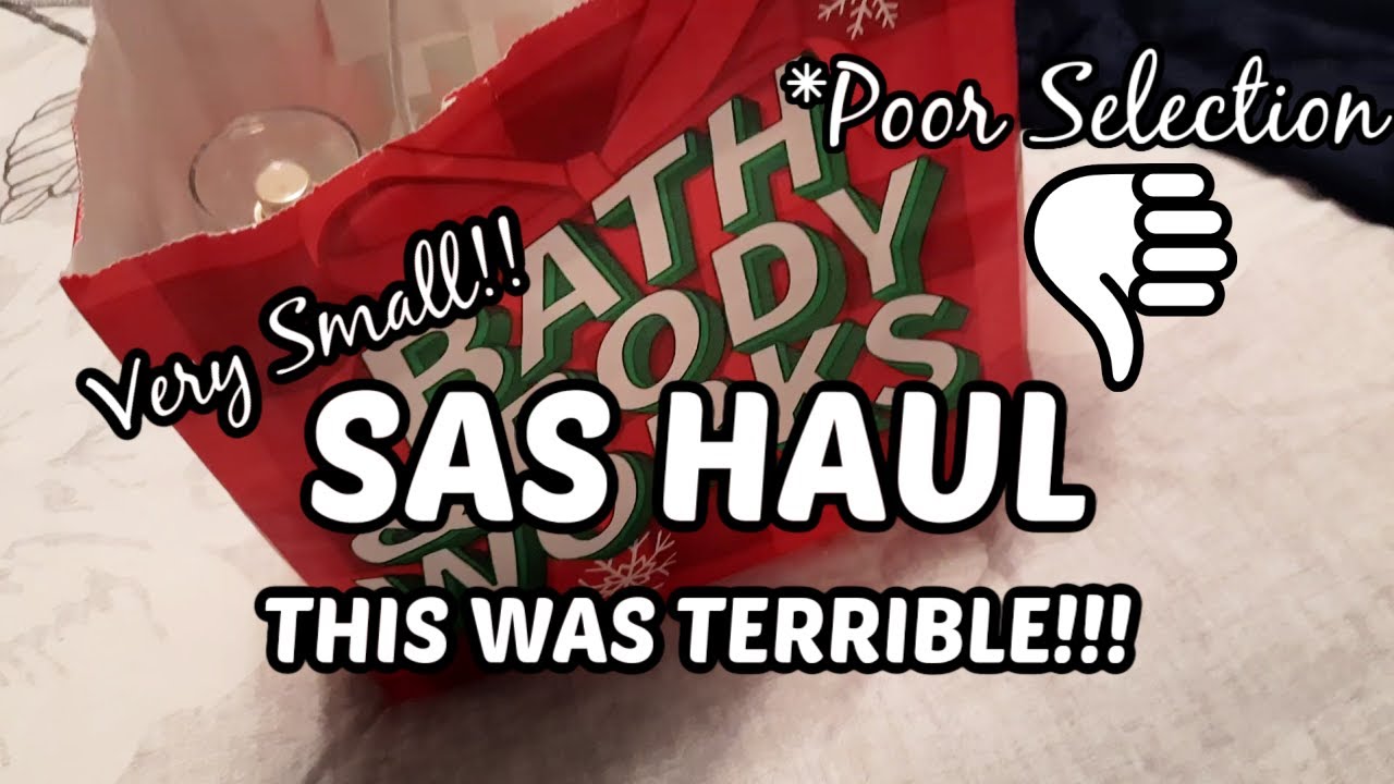 SAS Haul 2023| Bath and Body Works| Winter| Smallest Haul EVER!!| SimplyNicki_B