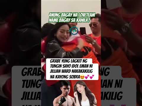 INLOVE NA INLOVE NA SILA JILLIAN WARD AT EMAN BACOSA SA ISAT ISA😍 #emanbacosa #jillianward