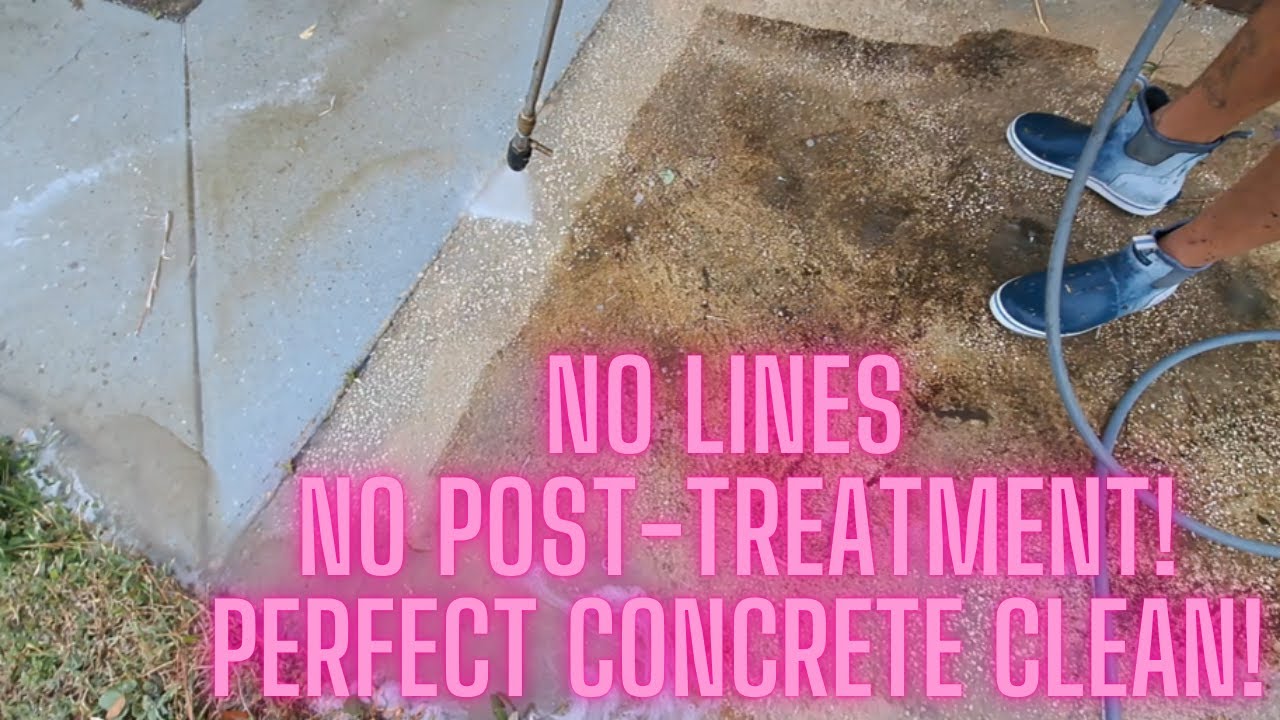 How to Clean Concrete Without Leaving Any Lines – Perfect Results ...
