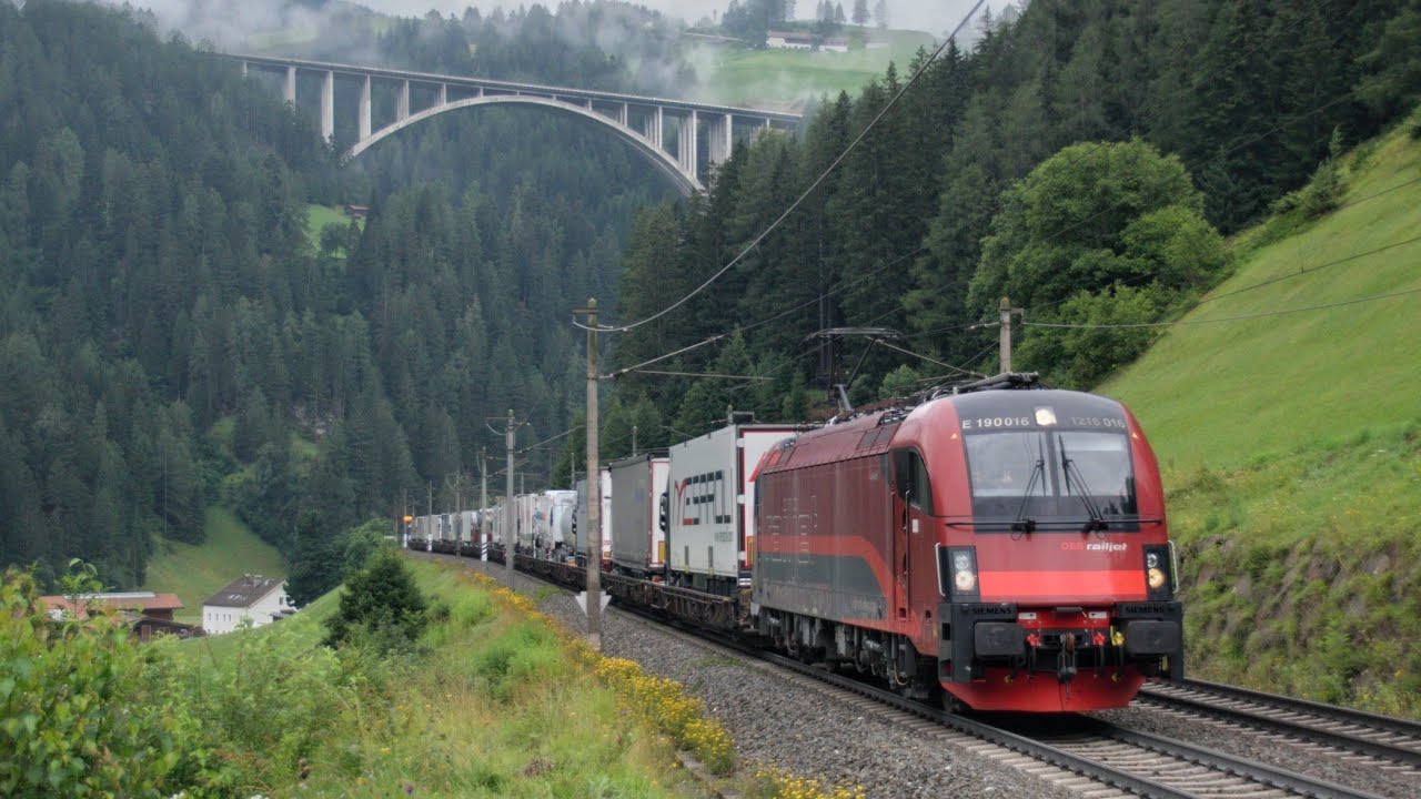 🇦🇹⛰️Tarvis Umleiter an der Brennerbahn in St.Jodok mit TXL, ÖBB, Lokomotion, Makros🔊 und mehr⛰️🇦🇹