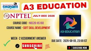Full NPTEL Soft Skill Development Week 2 Assignment Answers | noc26-hs160 | IIT Kharagpur News