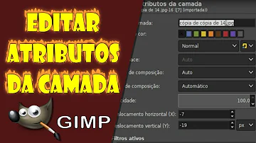 Como editar uma camada de texto no GIMP?
