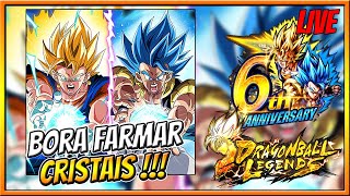 BORA CONTINUAR O FARM NO 6º ANIVERSÁRIO DO GAME - DRAGON BALL LEGENDS LIVE