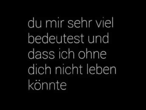 ich danke dir dass ich dich kennenlernen durfte