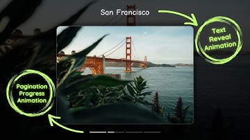 Swiper Slider Animation | Autoplay, Pagination Progress, and Text Reveal Effect #swiperjs