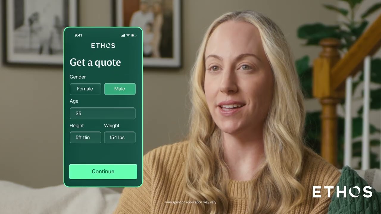 Apply for Life Insurance Online in 10 Minutes with Ethos - Ethos x Whitney Allen [Short]