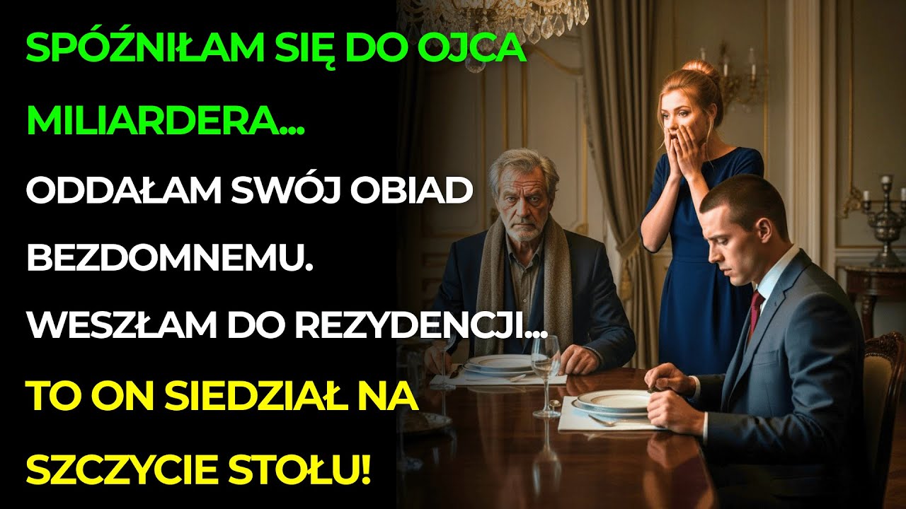 Myślałam, że to żebrak. Gdy zobaczyłam go w jadalni miliardera, omal nie zemdlałam