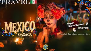 【墨西哥自由行🇲🇽 Ep. 4】你們害怕死亡嗎？瓦哈卡亡靈節全紀錄🕯️💀｜老城的遊行派對🎺＋溫馨的墓園🌼｜NinaWen Travel