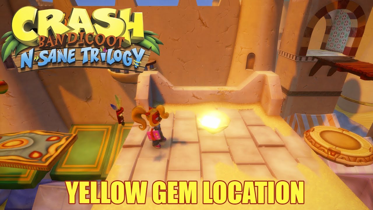🎮Crash Bandicoot 3 Warped Como Pegar a Gema Amarela (Yellow Gem