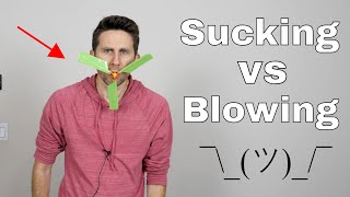 Is Sucking the Opposite of Blowing? The Reverse Sprinkler Problem