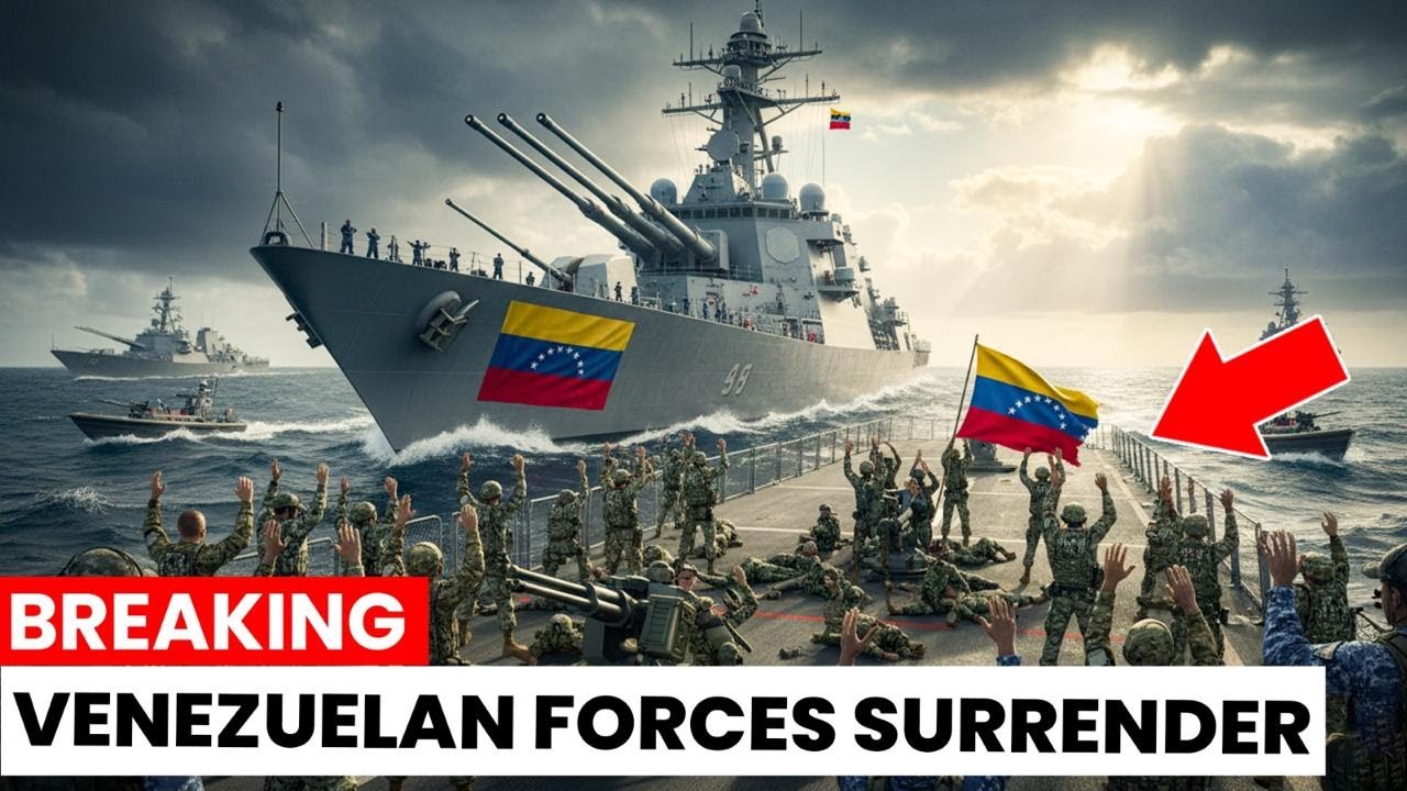 Venezuelan Forces Turn Against U S  Navy Aircraft Carrier... Then Mass Surrender ERUPTS