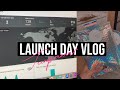 Entrepreneur Life Ep.3 || Launch Day Vlog 👩🏻‍💼💕