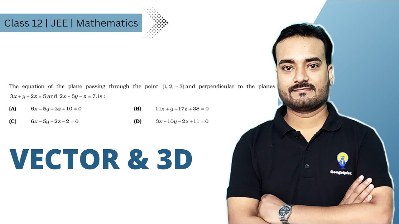 The equation of the plane passing through the point (1, 2, 3) and perpendicular to the planes3x + y